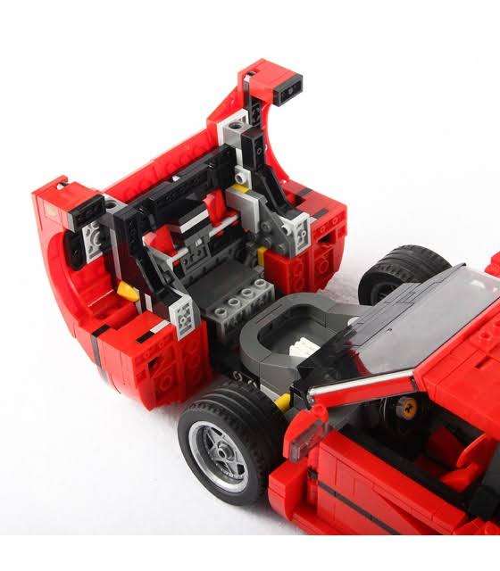 Red 1158 Pieces Building Bricks Toy Set O925822