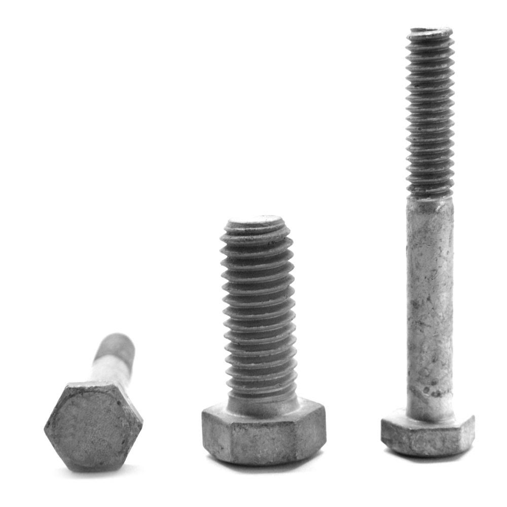1 1/8-7 x 7 Grade 5 Hex Cap Screw Medium Carbon Steel Hot Dip Galvanized E6178