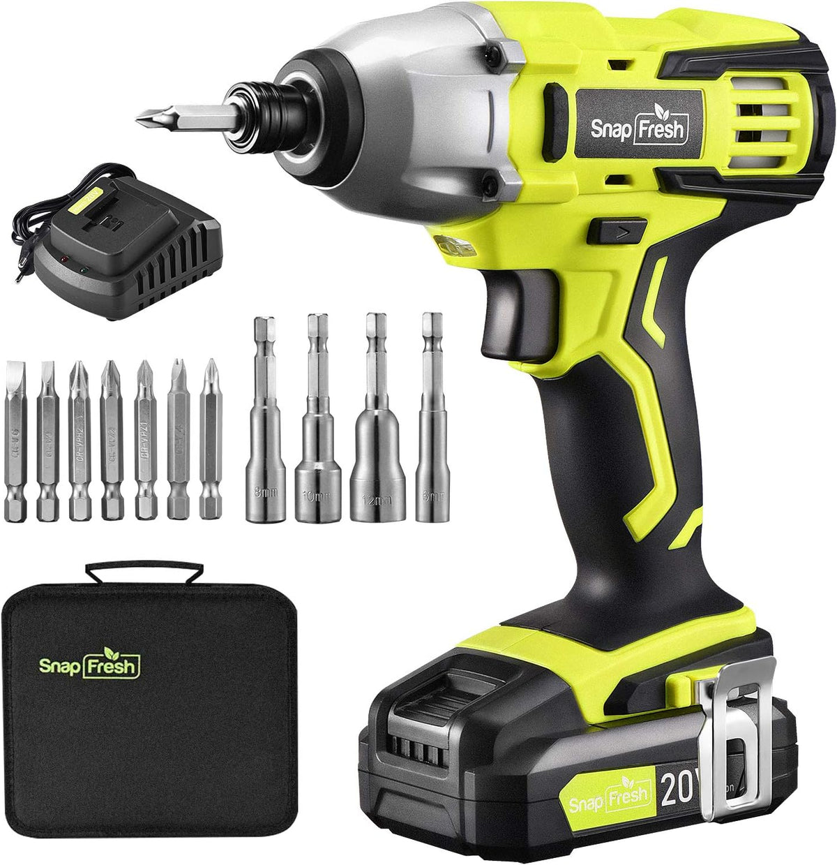 20V Cordless Impact Driver Set with 2.0Ah Battery & Charger L229