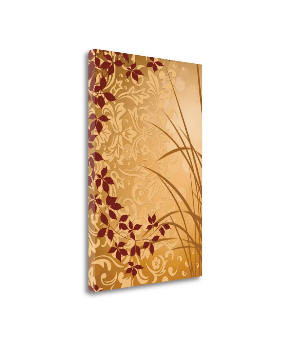 Golden Flourish II Giclee Print on Gallery Wrap Canvas R34941