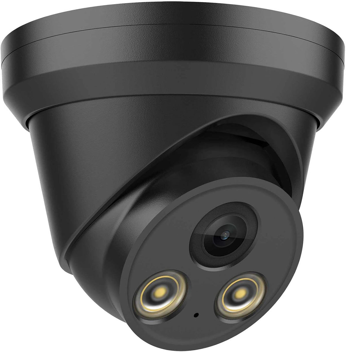 4K 8MP Full Color Night Vision POE IP Security Camera Black 2.8mm Fixed Lens T7560