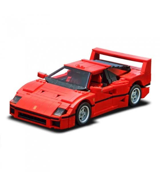 Red 1158 Pieces Building Bricks Toy Set O925822