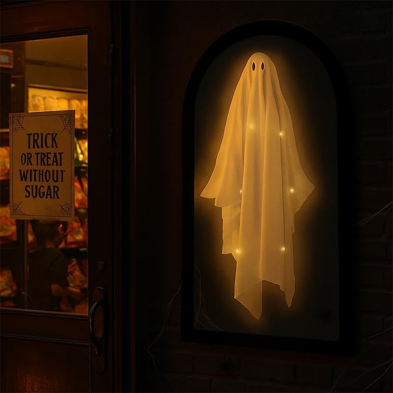Ghost Mirror with Creepy Eyes A3551