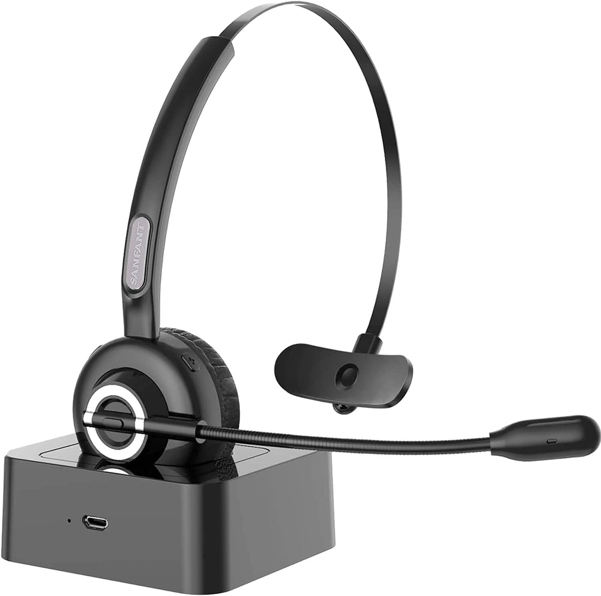 Bluetooth Headset with Microphone, Noise Canceling, 18hr Talktime U2344