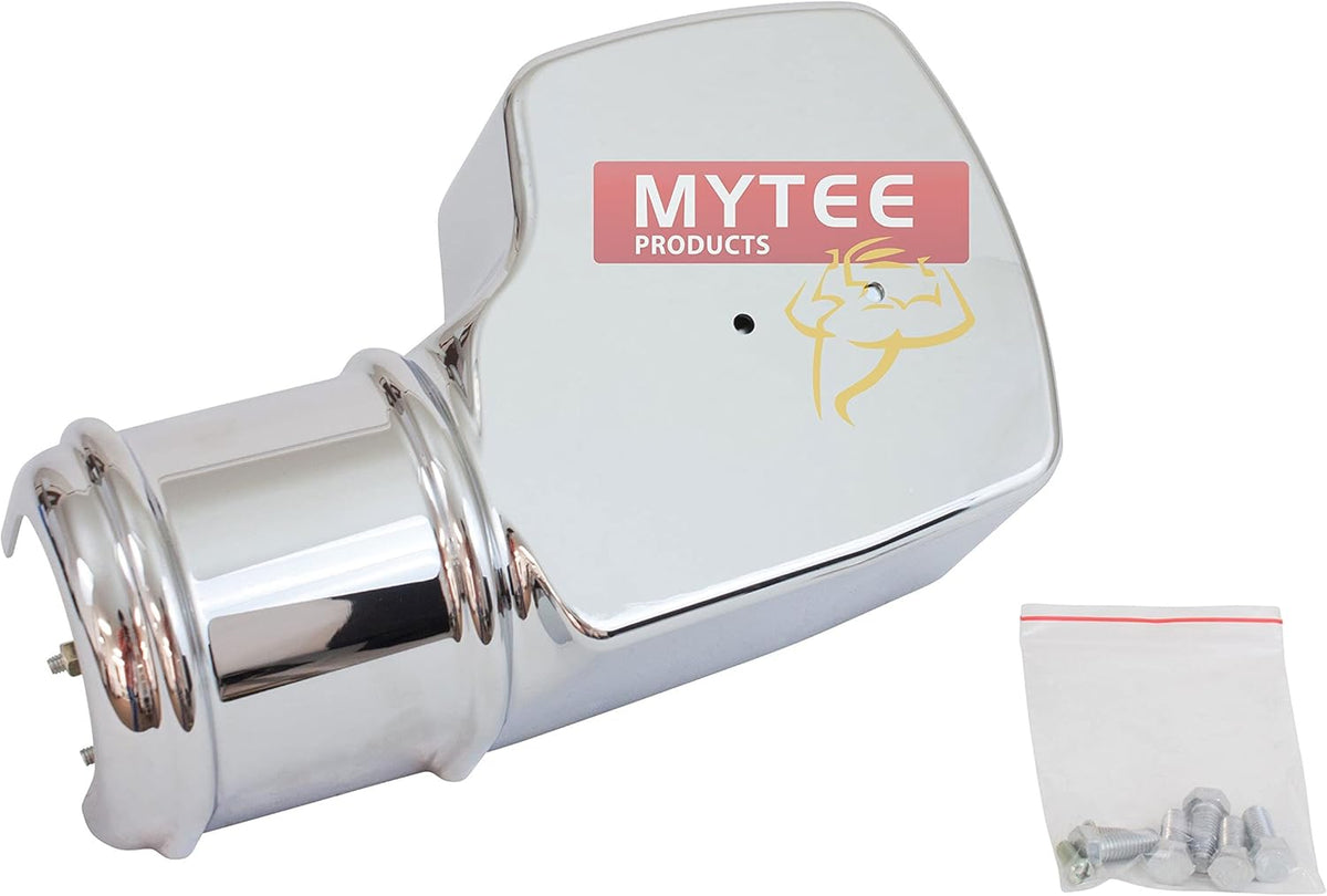 900W 90:1 Tarp Motor for Dump Truck Tarp Systems with Chrome Cover 12VDC D977