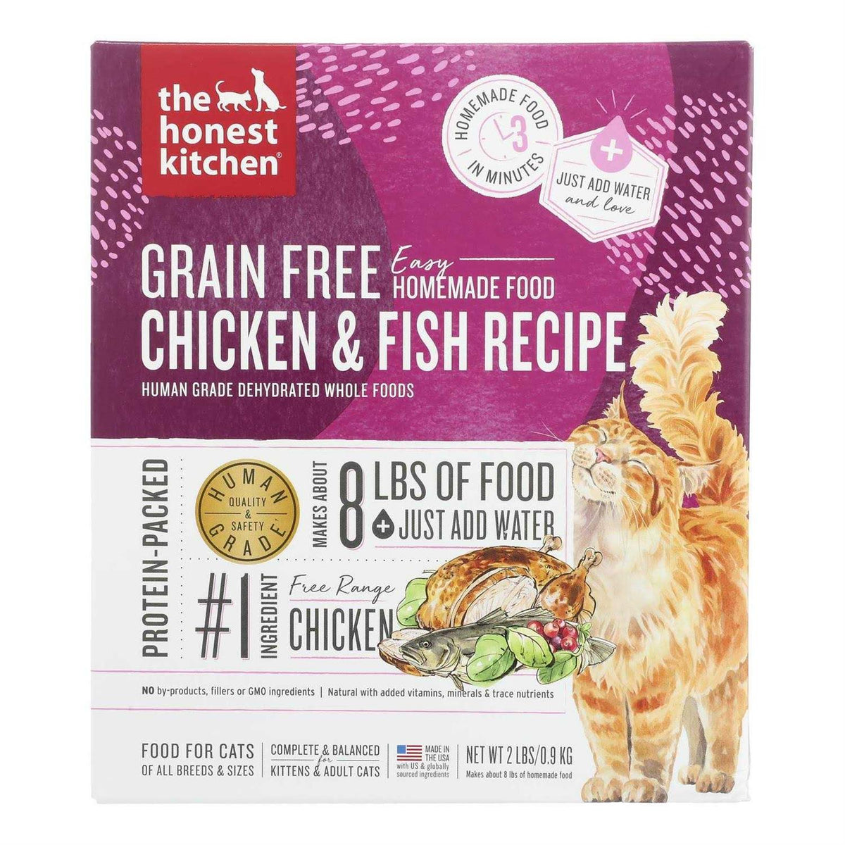 Chicken & Fish Grain-Free Dehydrated Cat Food R639