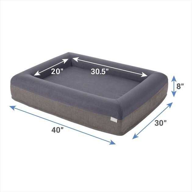 Orthopedic Rectangular Bolster Cat Dog Bed E89775
