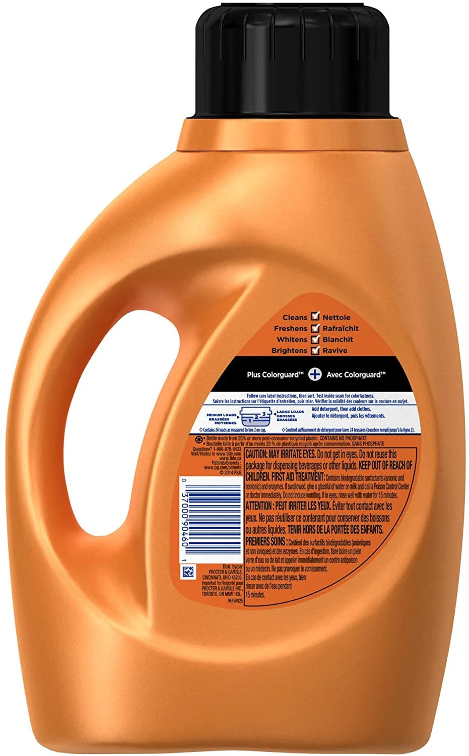 Tide Liquid Laundry Detergent, Active Fresh 46 oz (Pack of 6) B627