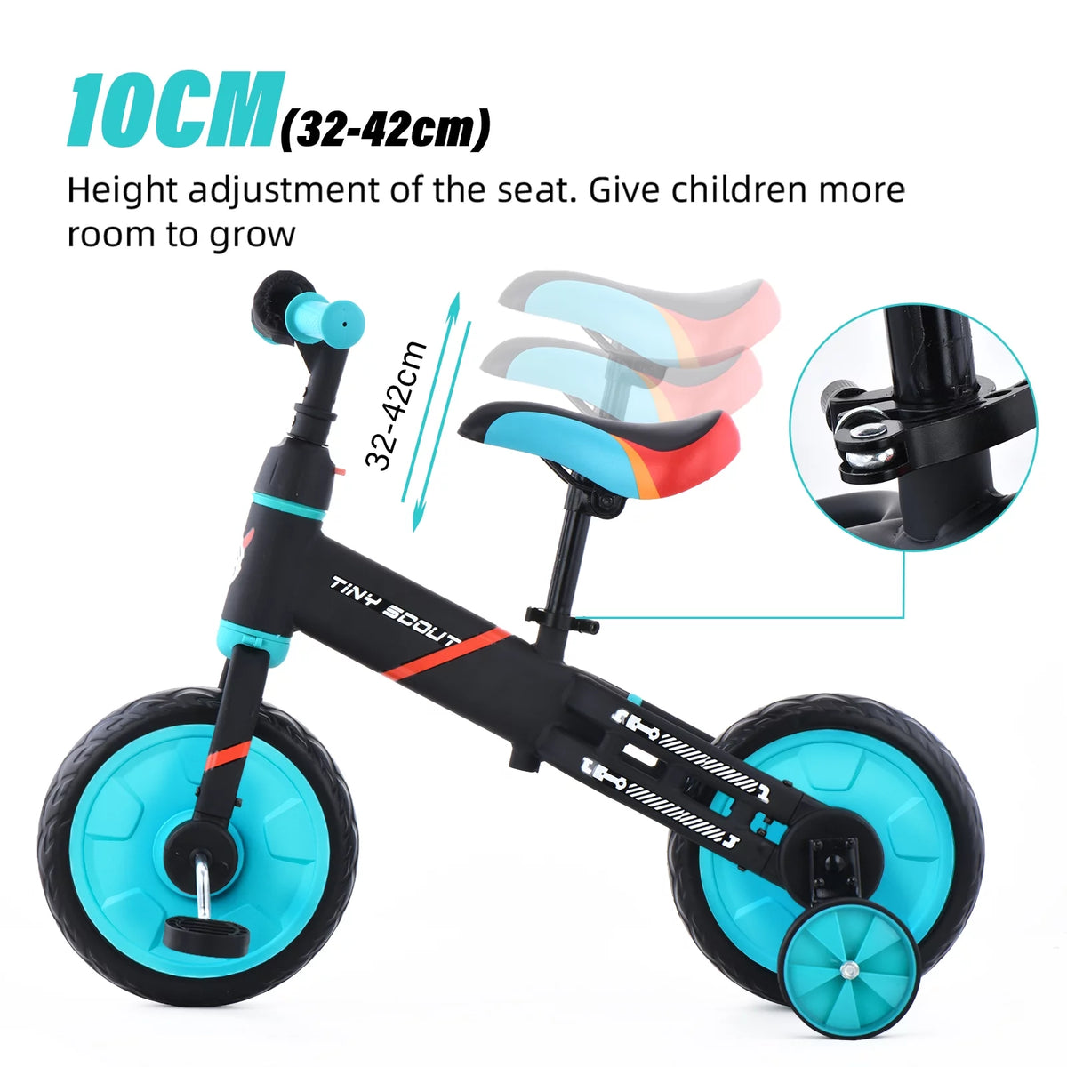 4-in-1 Kids Balance Bike S6466