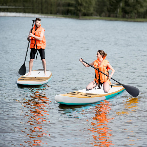 11' Inflatable Stand Up Paddle Board with Bag Paddle Pump L5525