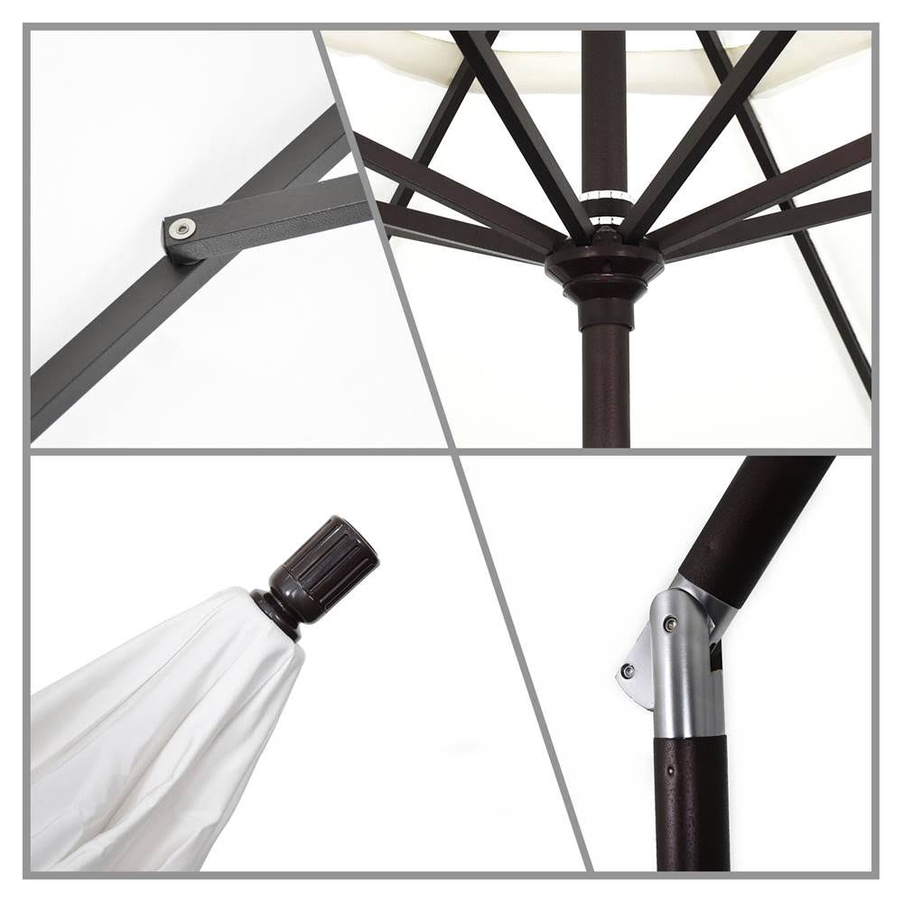 9 ft. Sunbrella Aluminum Single Vent Tilt Market Umbrella B5869