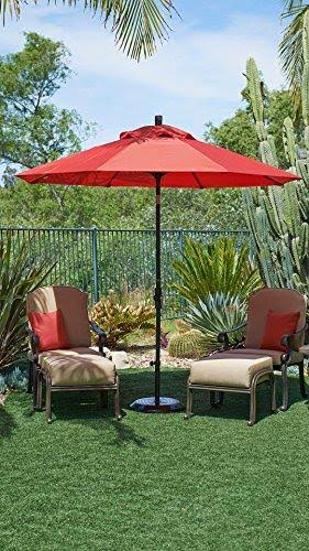 9 ft. Sunbrella Aluminum Single Vent Tilt Market Umbrella B5869