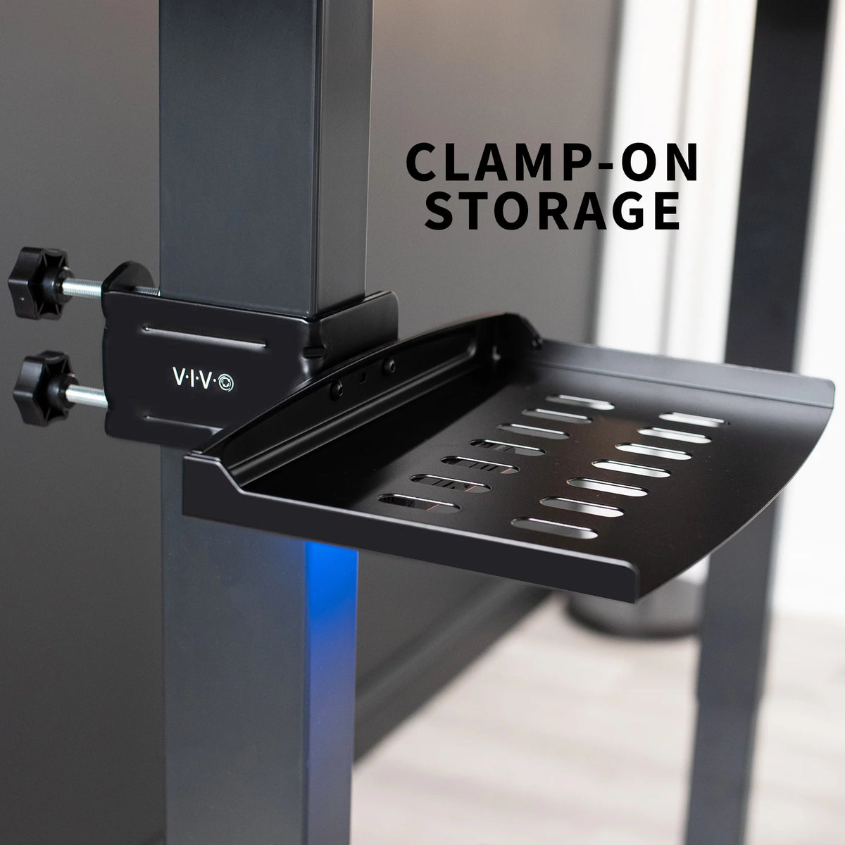 Clamp-on Under Desk Storage Tray I55311