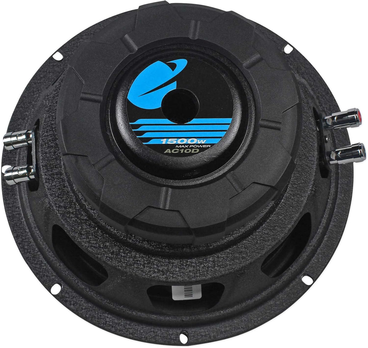 10 Inch 3000 Watt 4 Ohm Dual Voice Coil Car Audio Subwoofers, Black, Pair N469