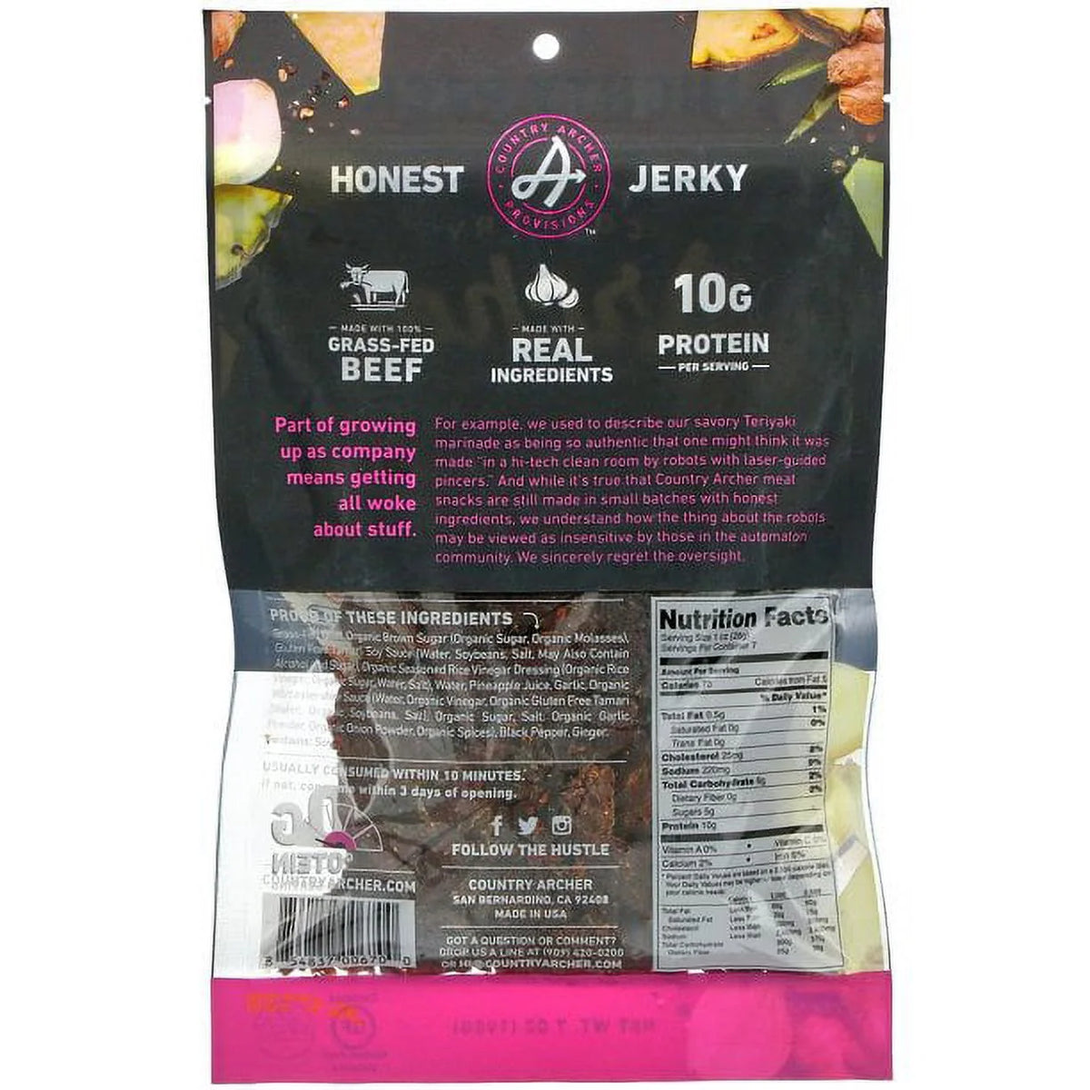 Beef Jerky 2.5 oz Pack of 2 S842