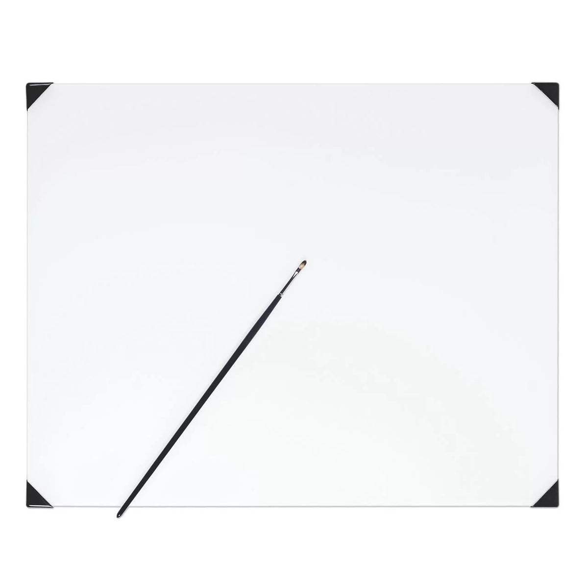 White Glass Table Top Palette 16" x 20" O37986