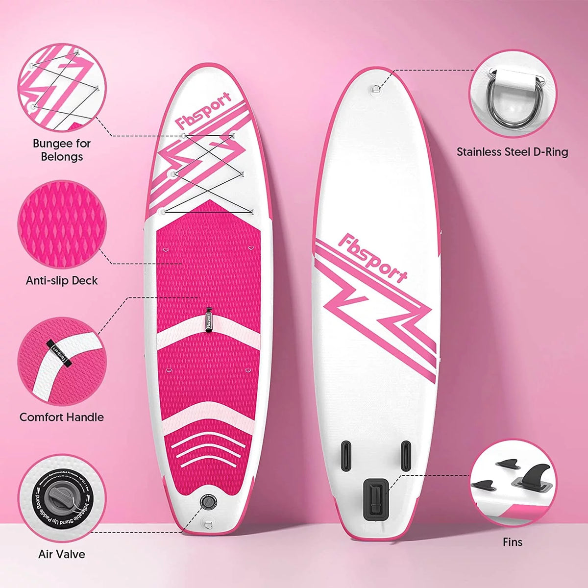 Mint Green Inflatable Paddle Board U47750