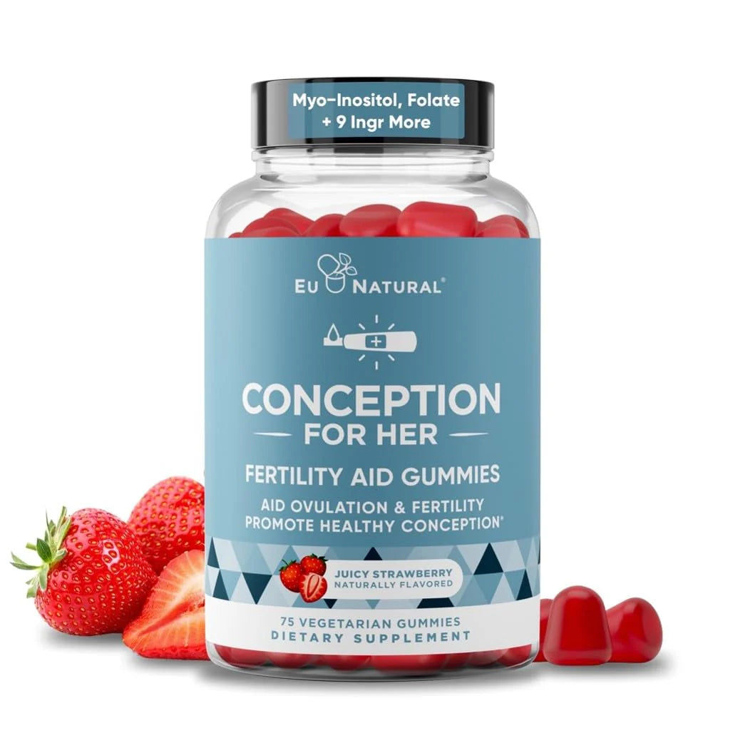 Fertility Gummies with Myo Inositol Folate Strawberry 75 ct K8600