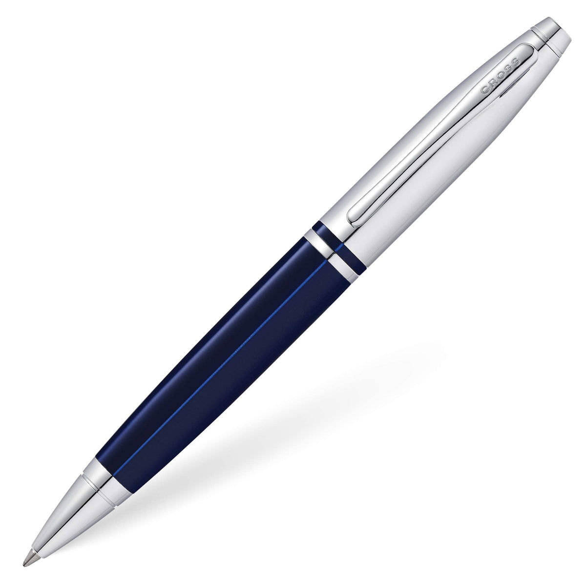 Chrome Blue Lacquer Ballpoint Pen K368293