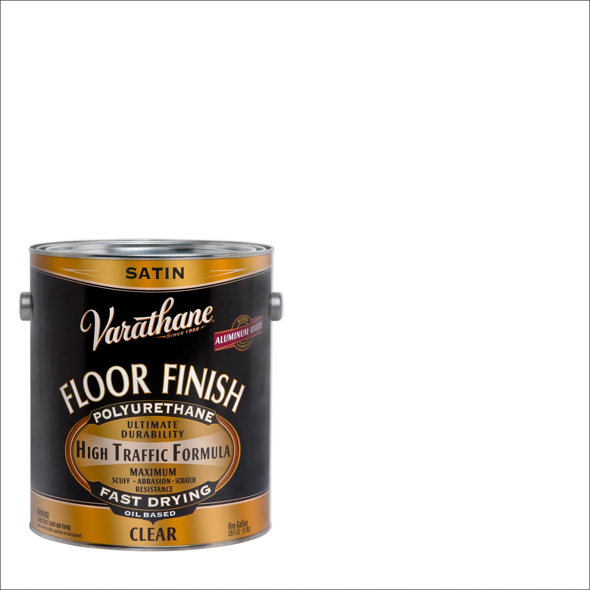 Clear Oil-Based Satin Wood Floor Finish Gallon 2 Pack I384535