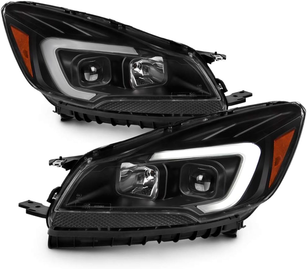 Black Projector Headlights Headlamps B7252