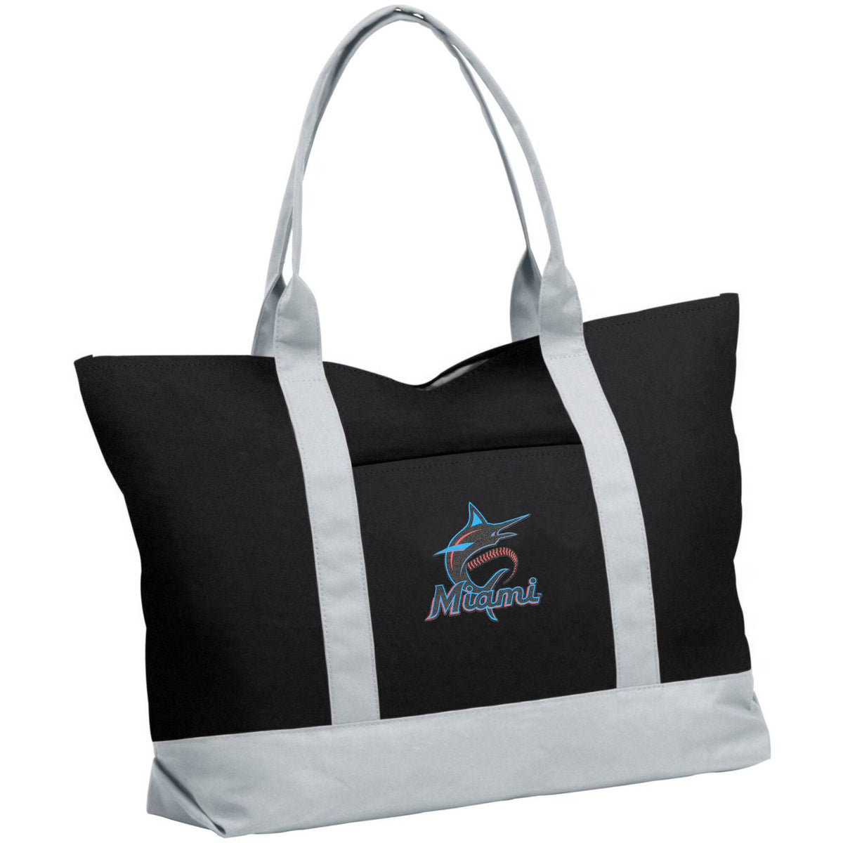 Black Miami Marlins Cooler Tote M75495