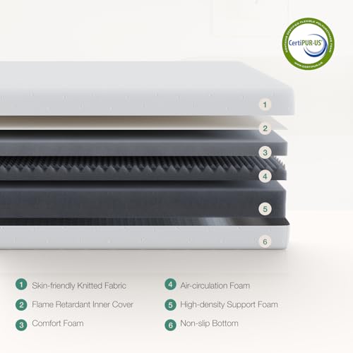 12 Inch Full Size Memory Foam Mattress with Removable Washable Cover S337
