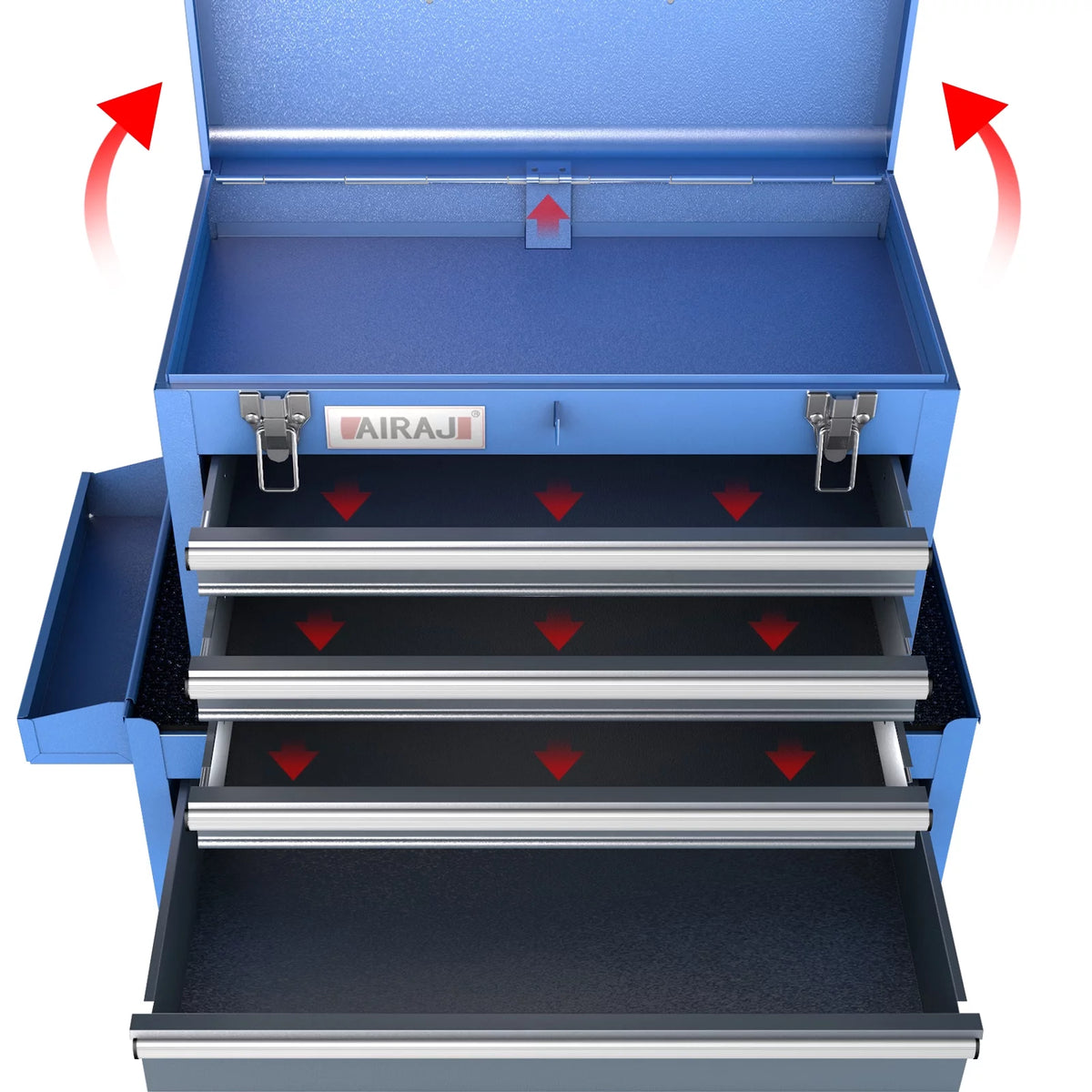 Rolling Tool Cabinet 4 Drawer with Wheels T17612