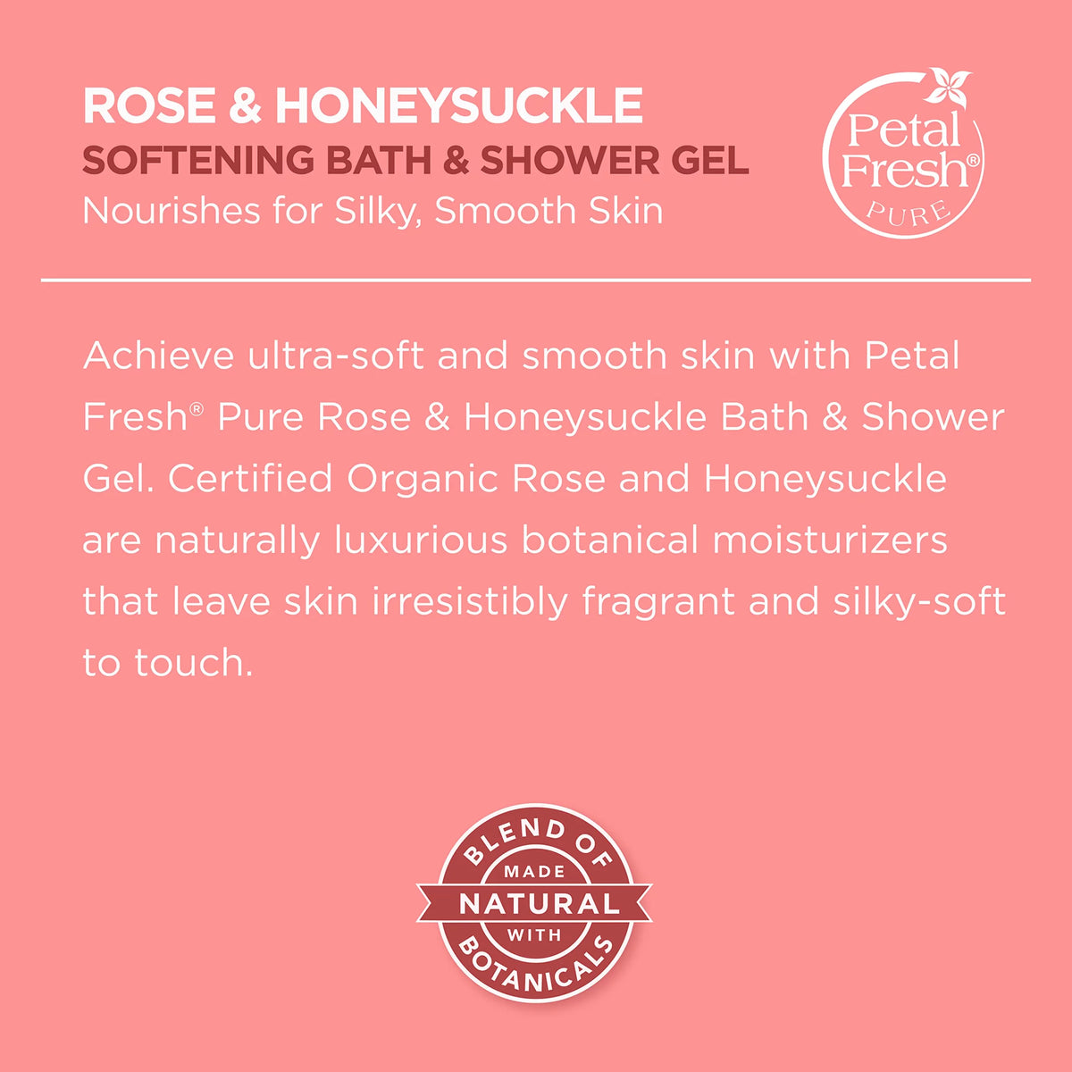 Rose & Honeysuckle Bath & Shower Gel 475 ml Y231