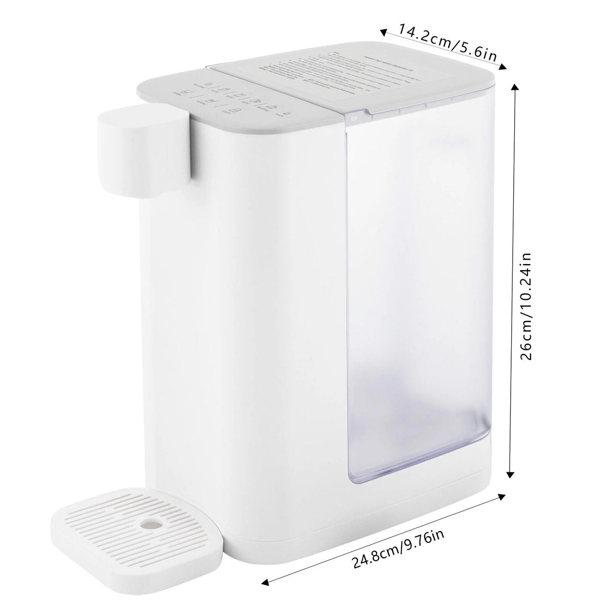 2000W 3L Electric Instant Hot Water Dispenser With Temperature Control D690