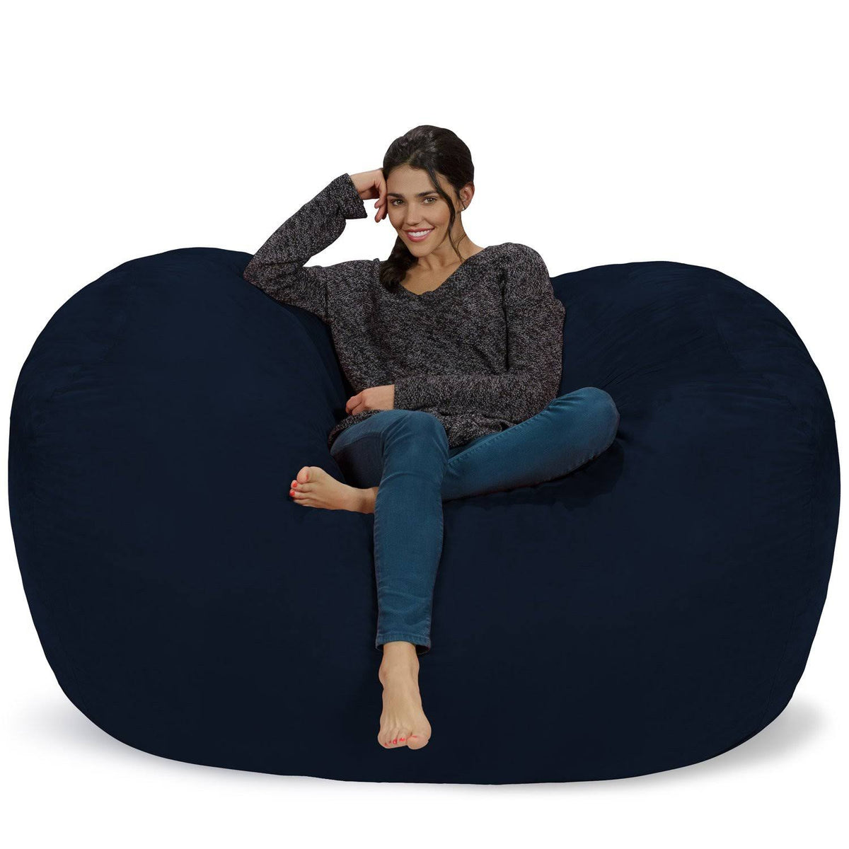 6' Memory Foam Bean Bag Chair X362569