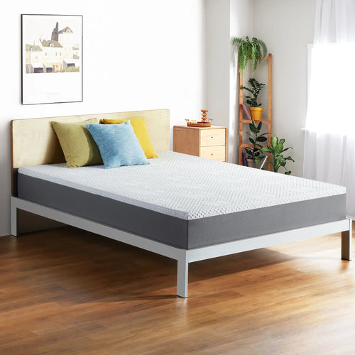 10'' Gel Memory Foam Mattress California King Blue O298941