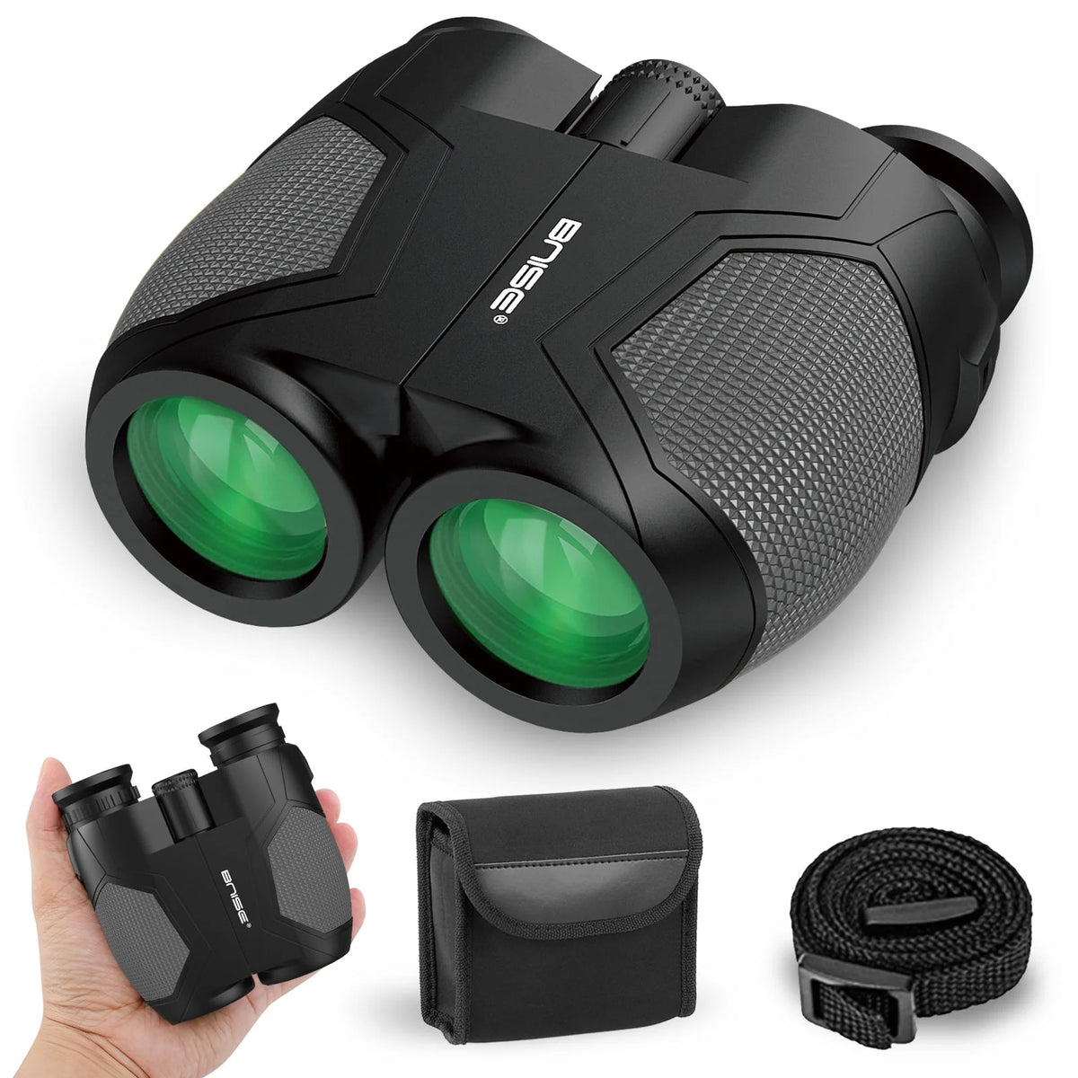 12x25 Compact Binoculars with FMC & BAK4 P9034