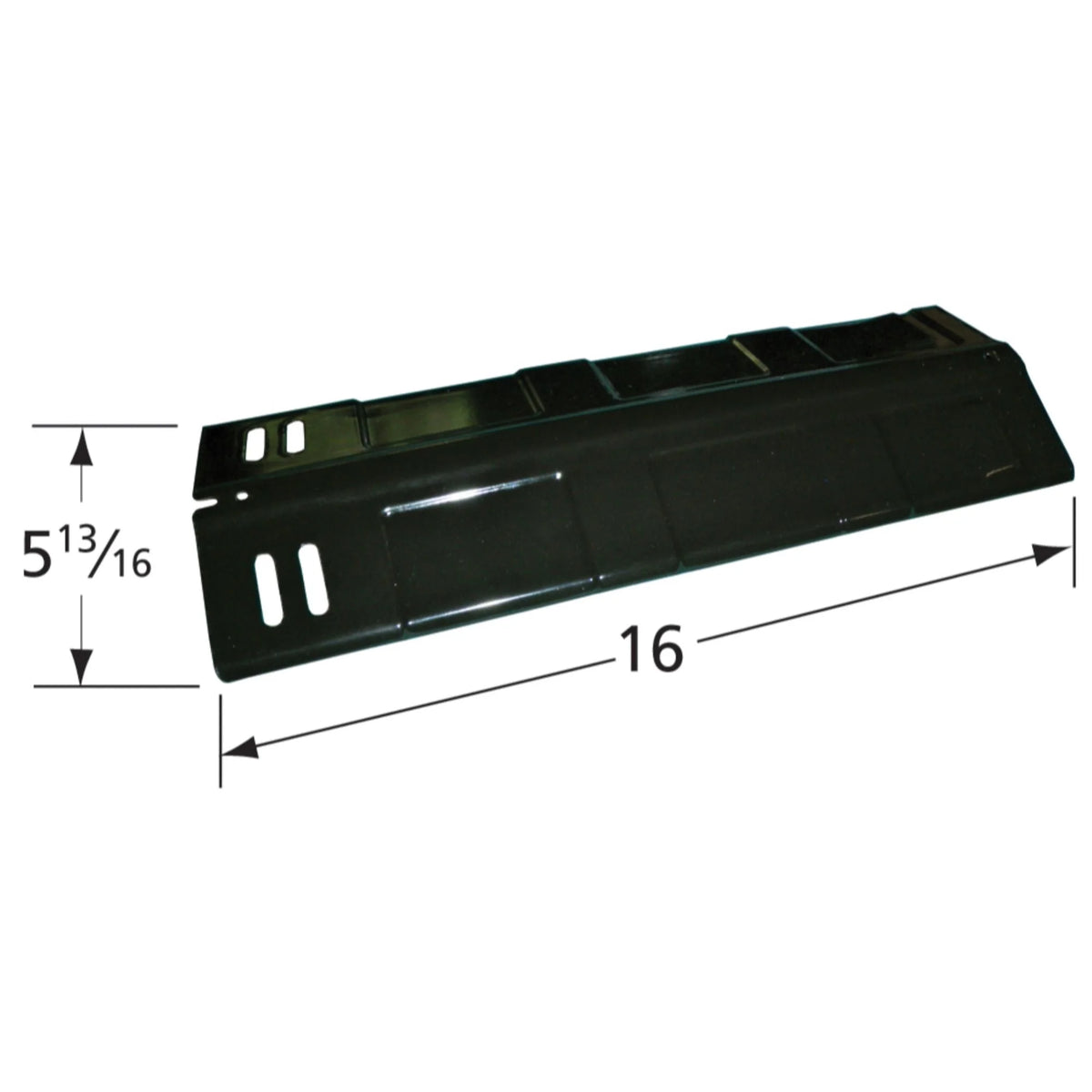 16" Black Heat Plate for Gas Grills O866577