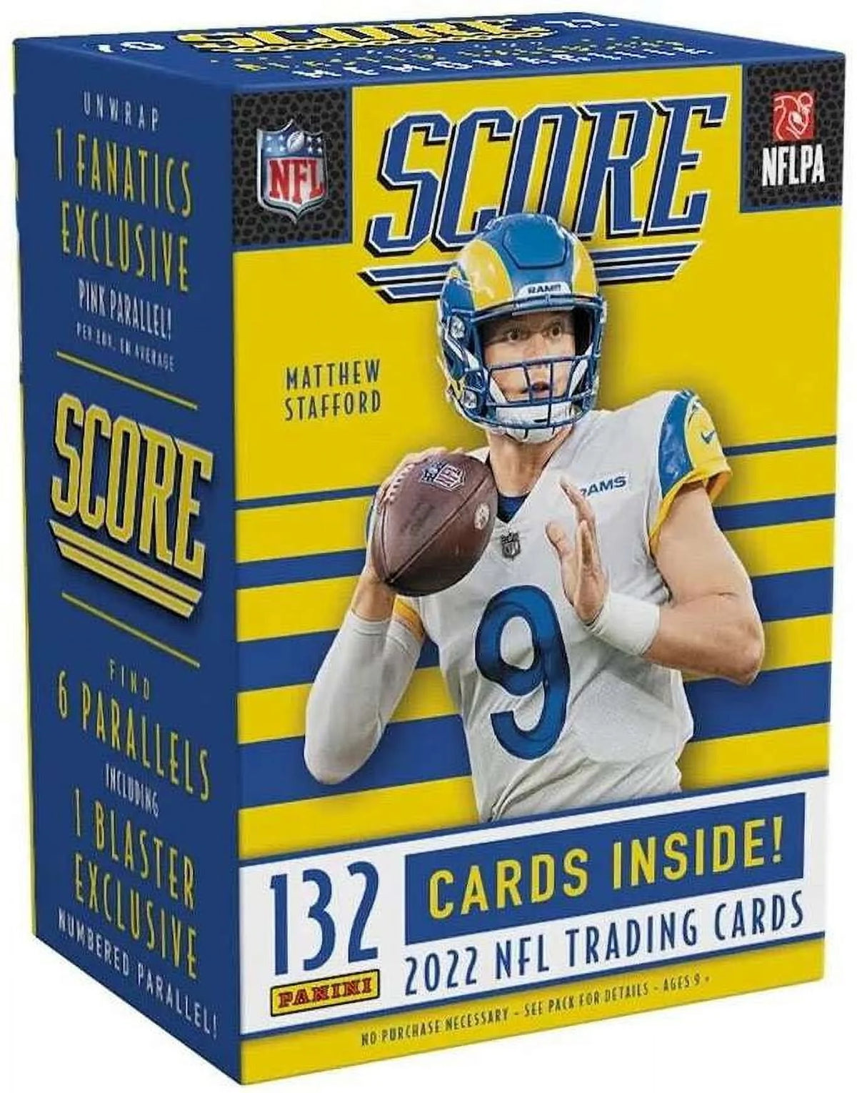 2022 Score Football Trading Card Blaster Box Q776051