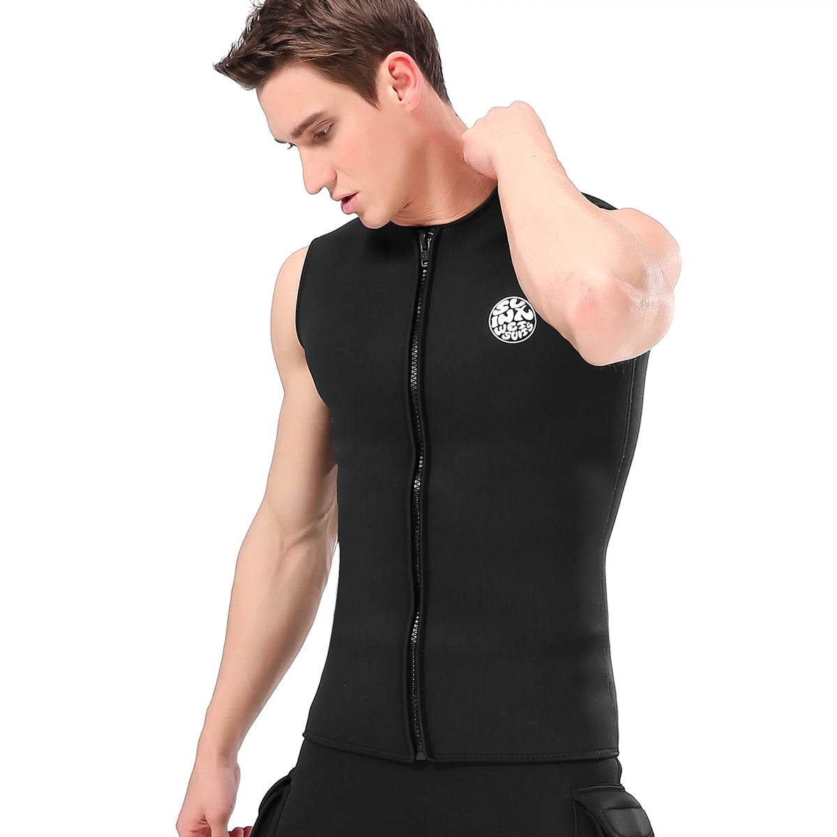 3mm Neoprene Sleeveless Thermal Vest V606259