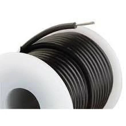 22AWG Black Stranded Hookup Wire 1000 Foot Roll P286