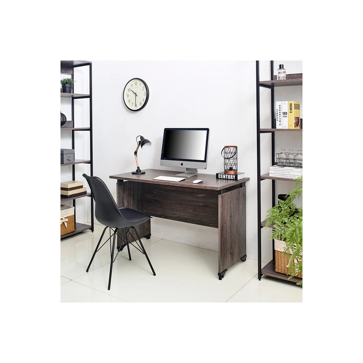 Rustic Gray Composite Wood Writing Desk F950
