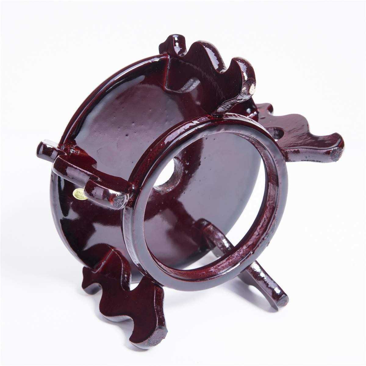 Hand Craft Rosewood Fishbowl Vase Stand Round 5 T453989
