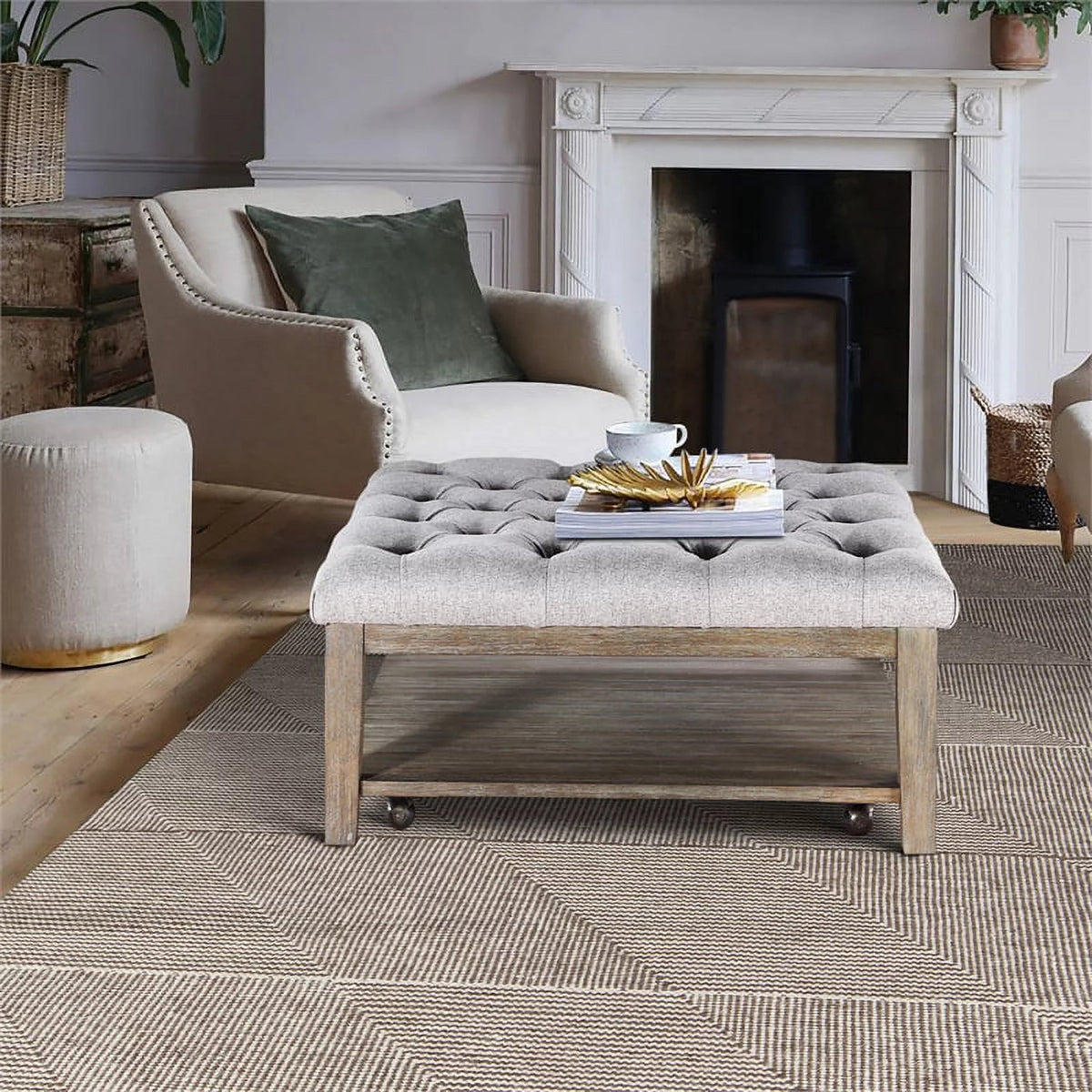 Square Wood Cocktail Table O3179