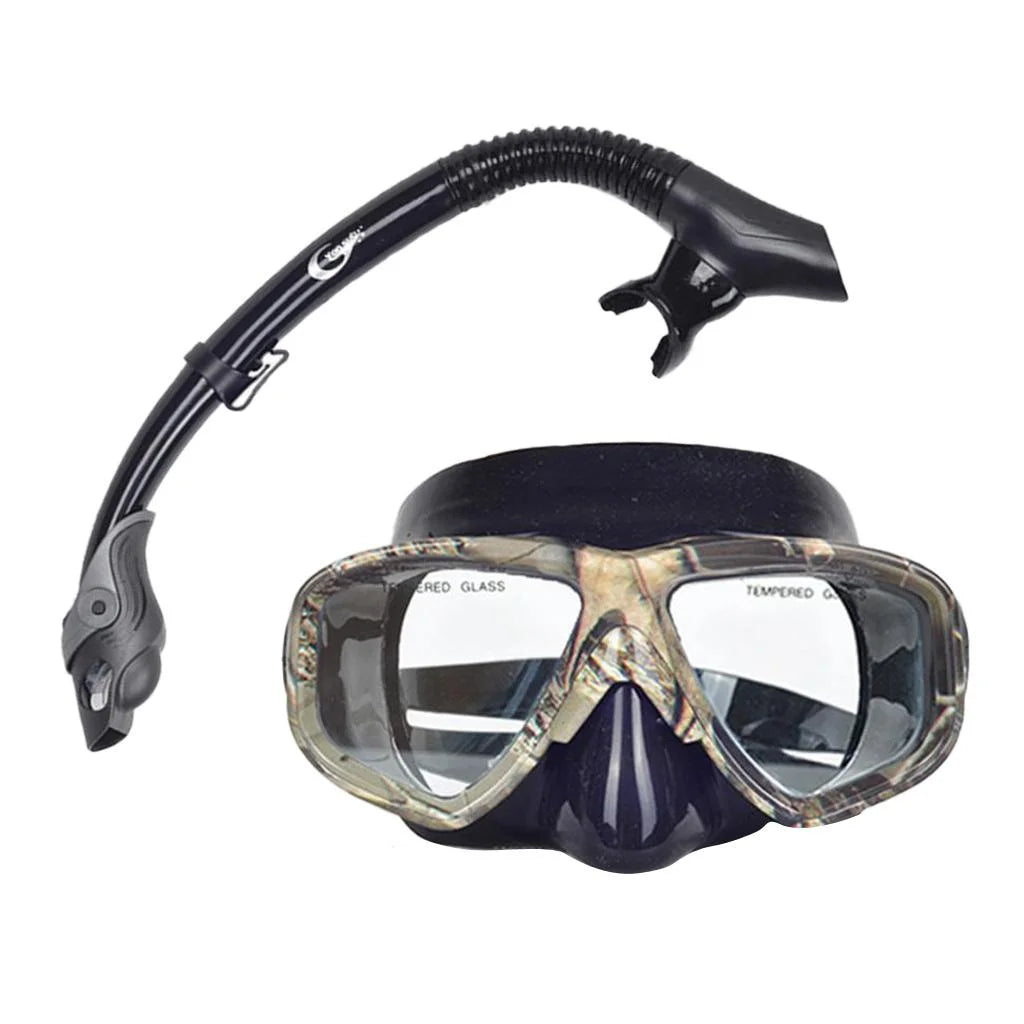 Silicone Snorkel Set with Goggles and Mouthpiece B175245