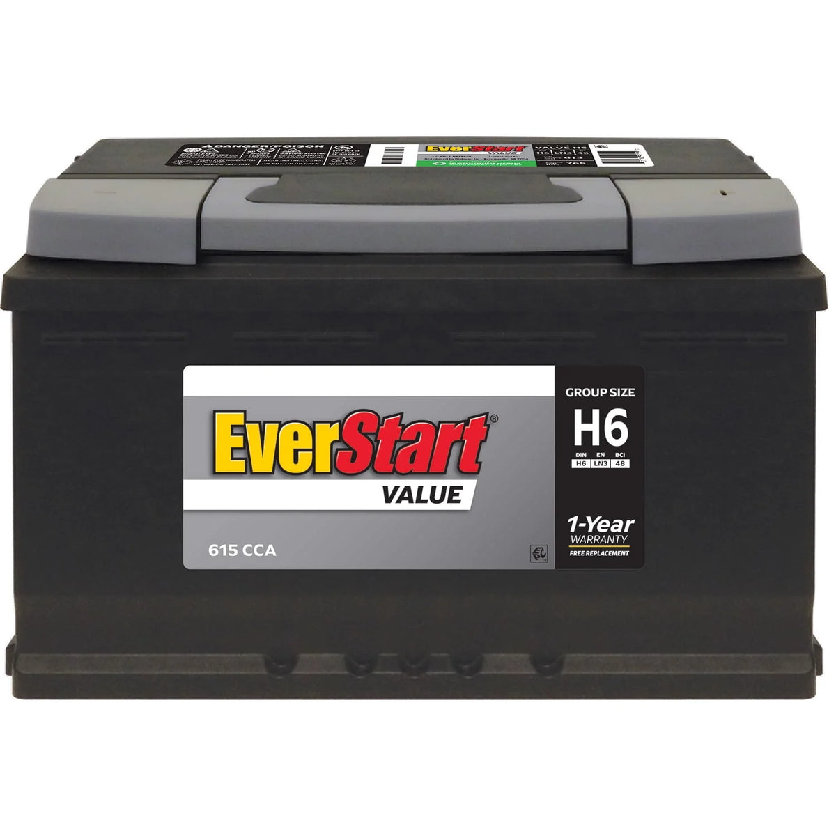 Lead Acid Automotive Battery 12 Volt 615 CCA K96639