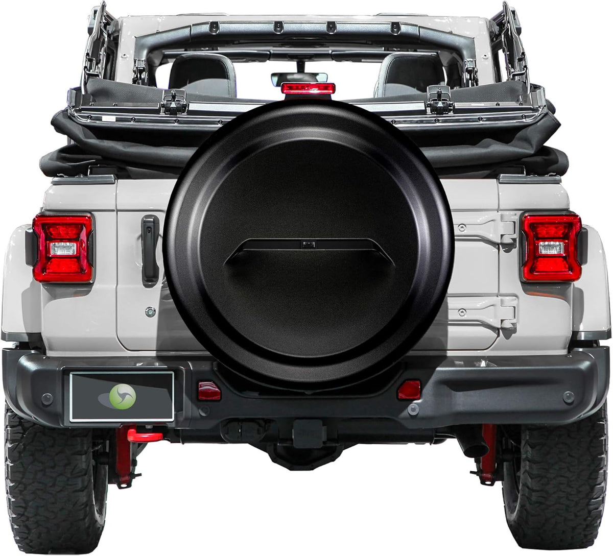33" Black Rigid Tire Cover for Jeep Wrangler JL U905123