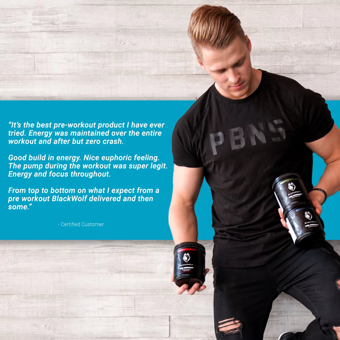 Pre Workout Powder Blue Raspberry 22 Servings G22601