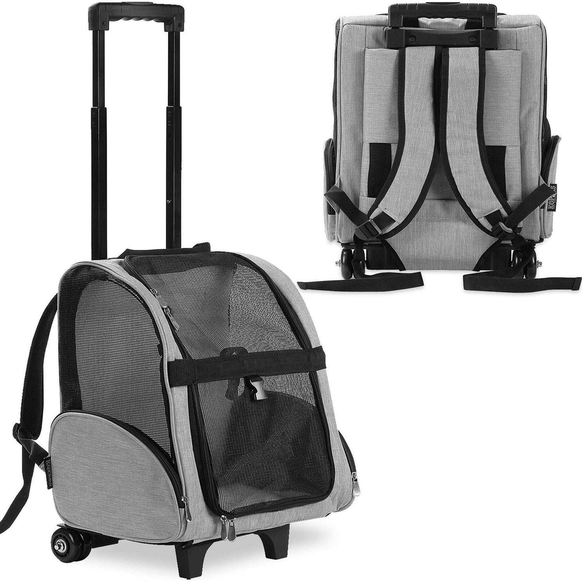 Backpack Pet Travel Carrier with Double Wheels L442309