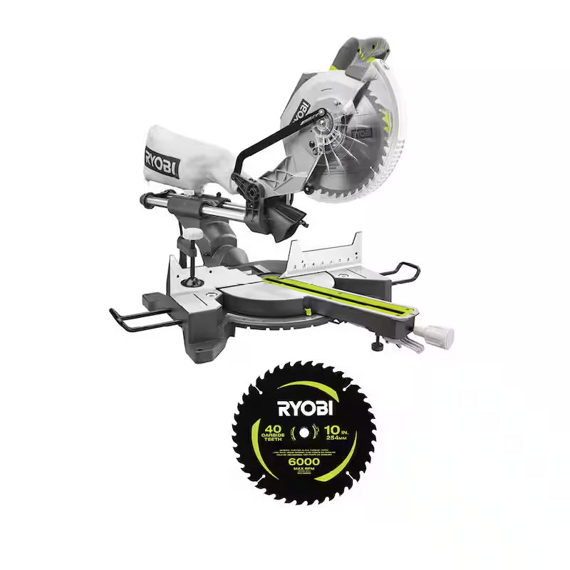 10 in. Corded Sliding Compound Miter Saw with Blade K8714