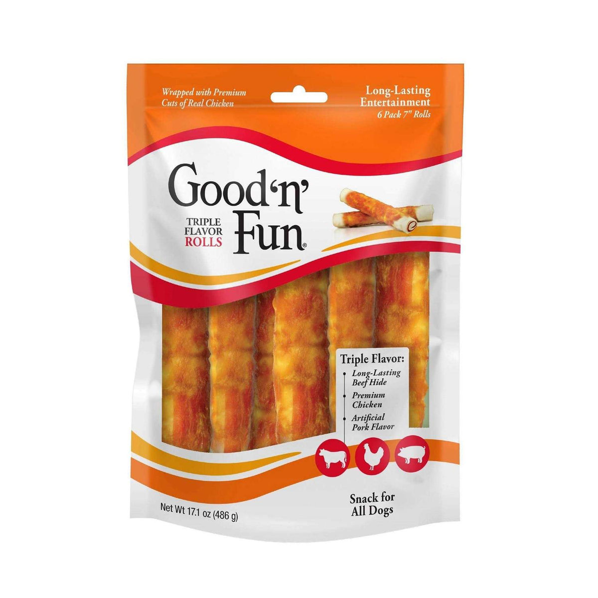 Healthy Hide Triple Flavor Rolls J817891
