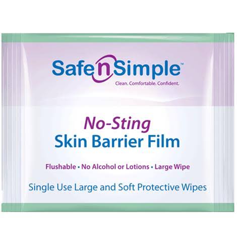 Skin Barrier No-Sting Wipe 5 x 7 25/Pack Y619054