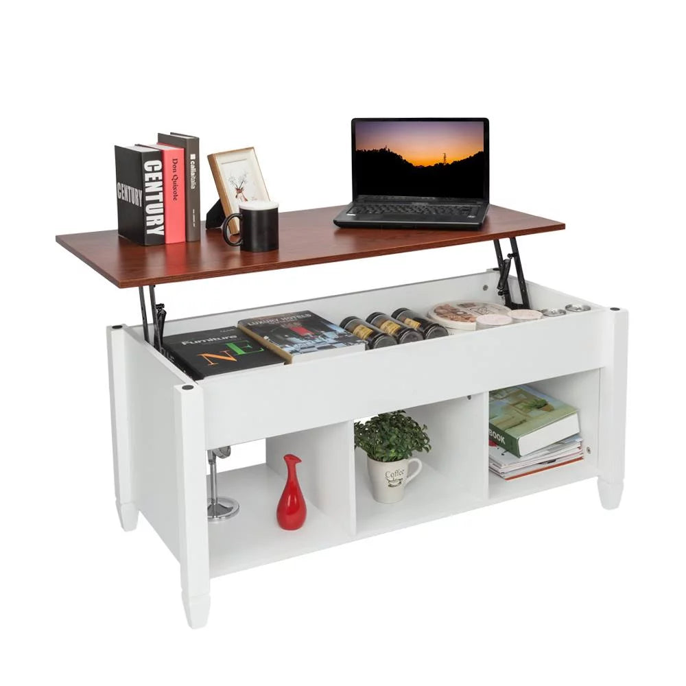 Lift Top Coffee Table with Hidden Compartment H375416