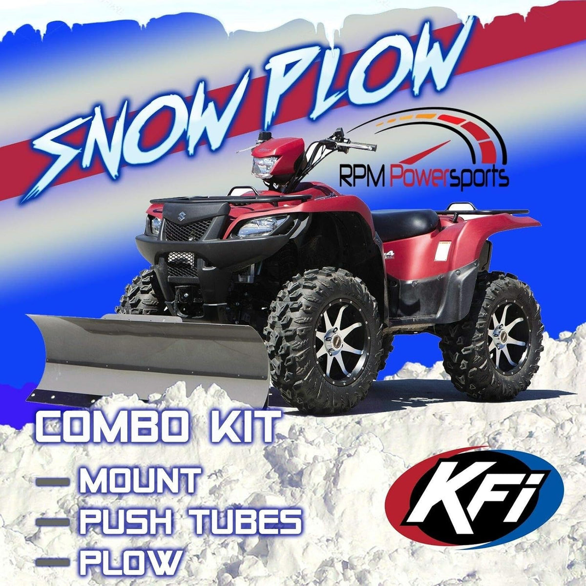 ATV 48 Snow Plow Blade Mount Kit Combo C888